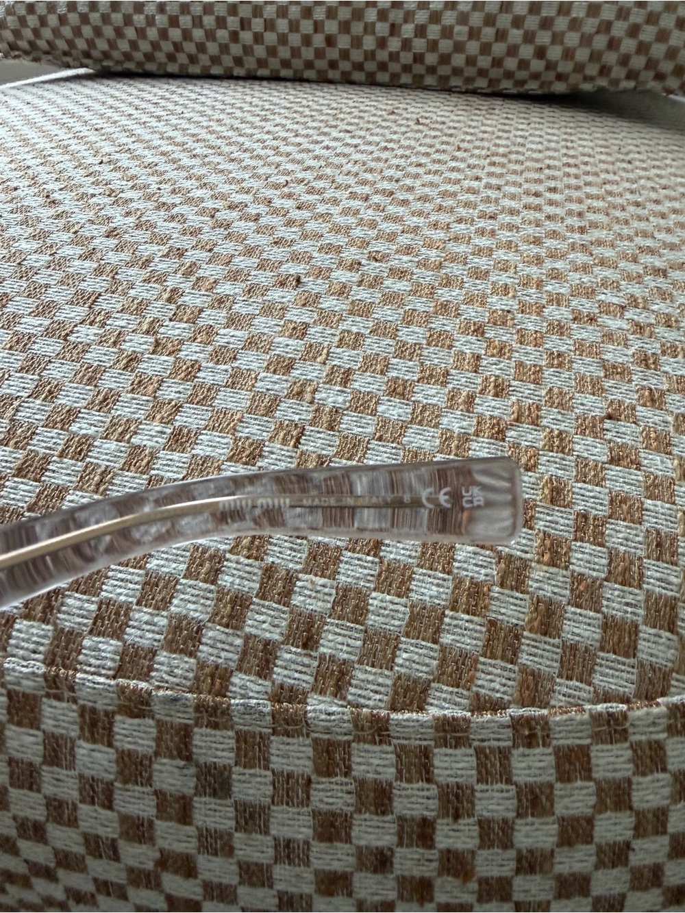 Miu Miu MU 14ZS Oval Sunglasses - Picture 4 of 9